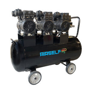 三相200V80L エアーコンプレッサー 静音 オイルレス【予約商品 5月上旬入荷予定】